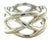 Tiffany & Co. Sterling Silver Braided Knot Wide Ring 9.3g, Size 7.25 For Sale