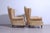 Set of Armchairs in Damask Fabric, 1950s For Sale - Image 6 of 15