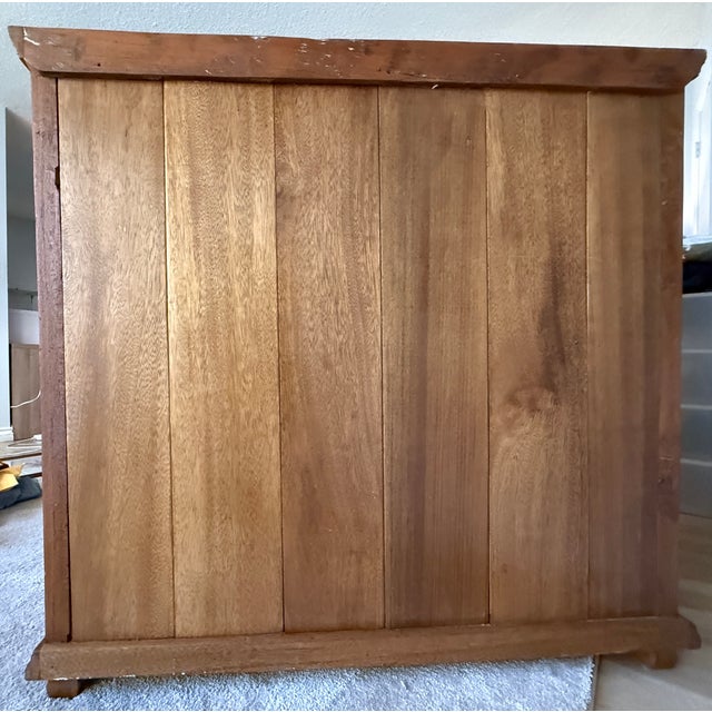 1990s Solid Teak Four-Drawer Dresser / Chest For Sale In Los Angeles - Image 6 of 11