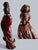 Late 20th Century Late 20th Century Hand Carved Chinese Guanyin & Scholar Figures Pair-Rosewood-Asian-Sculpture-Kwan For Sale - Image 5 of 11