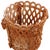 Traditional Mid 20th Century Pair of Regency Style Cast Iron Planters With Ring Handles. For Sale - Image 3 of 4