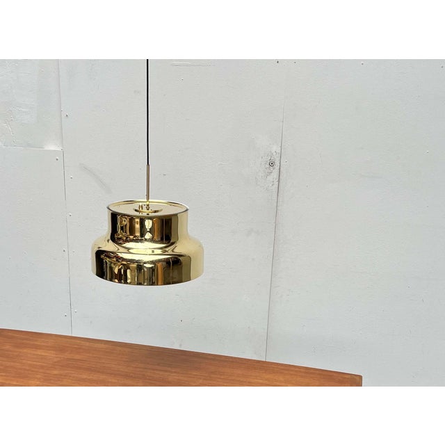 Mid-Century Modern Bumling Pendant Lamp in Brass by Anders Pehrson for Ateljé Lyktan, 1960s For Sale - Image 13 of 18