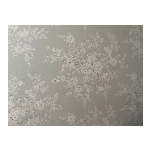 Ralph Lauren Vintage Dauphine Wallpaper Double Roll Batch 20 For Sale