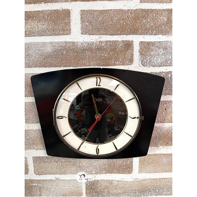 Vintage French Odo Electronic Wall Clock, 1970s For Sale - Image 6 of 6