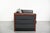 Art Deco Black Cowhide Leather and Wood 3-Seater Sofas from Schuitema, Set of 2 For Sale - Image 3 of 18