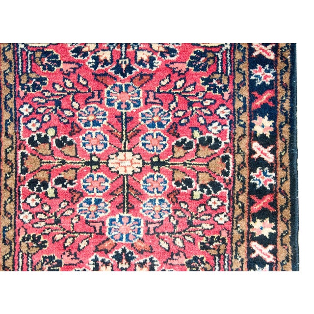Persian Early 20th Century Persian Lilihan Rug For Sale - Image 3 of 15