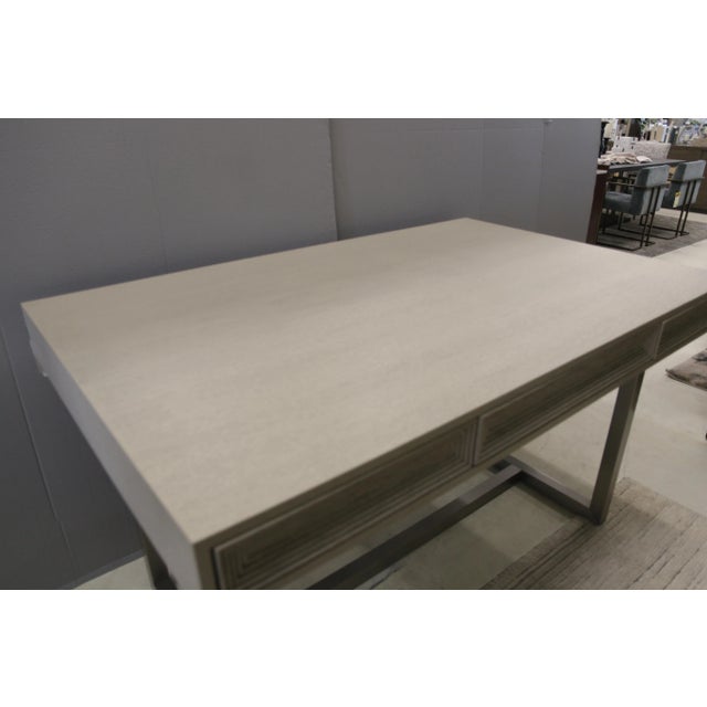 Modern Artistica Home Signature Designs Gradient Bistro Table in White Grey For Sale - Image 3 of 9