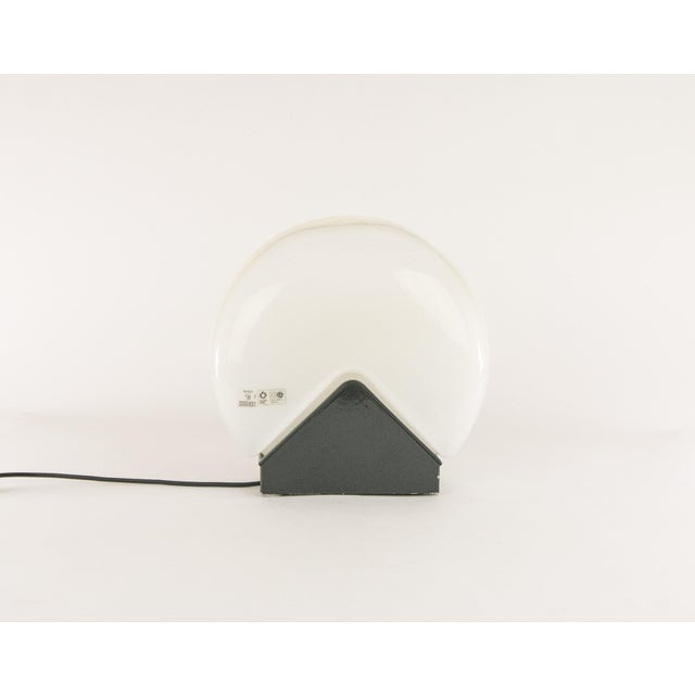 Metal Glass Table Lamp by Roberto Pamio for Leucos, 1970s For Sale - Image 7 of 7