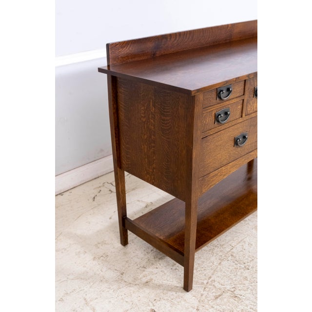 Stickley Mission Oak Arts & Crafts Sideboard For Sale - Image 11 of 18