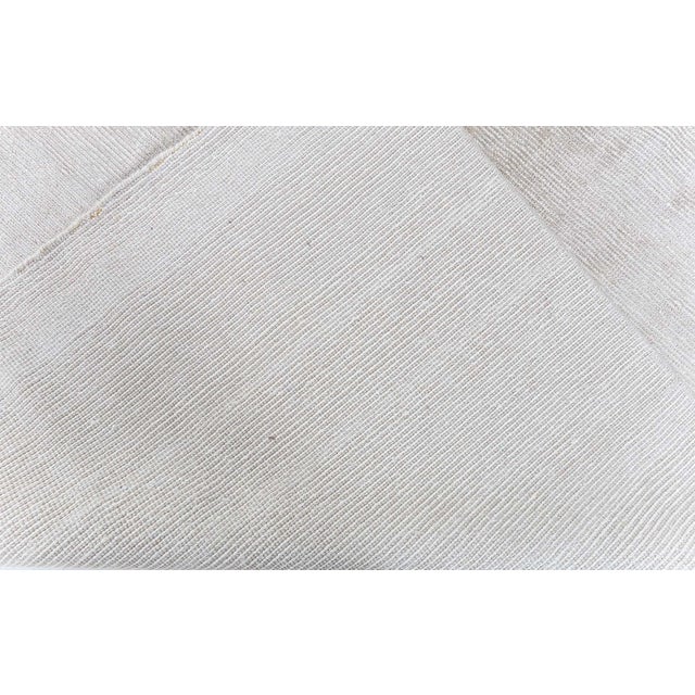 Contemporary Light Beige Silk Carpet "whispering Dunes" by Doris Leslie Blau For Sale - Image 9 of 9