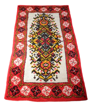 Mid-Century Czechoslovakian Runner Rug, 1960s