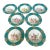 Antique Mintons for Tiffany & Co. Pierced Floral Cabinet 9" Plates - Set of 7 For Sale
