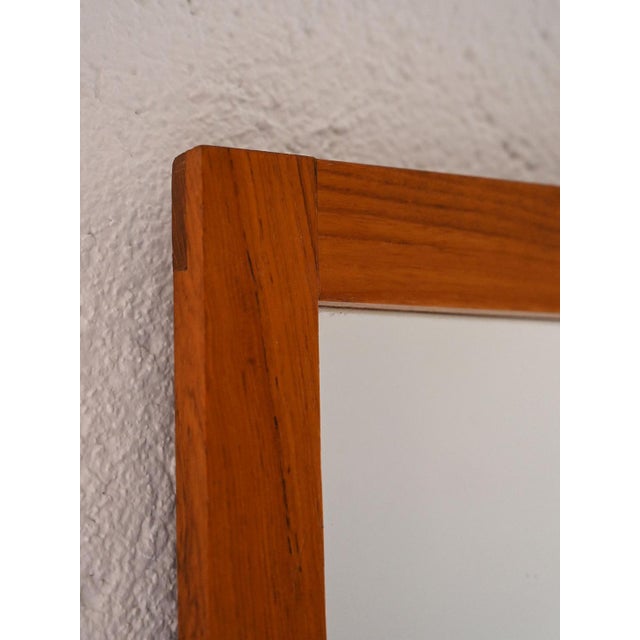 Vintage Danish Teak Mirror, 1960s For Sale - Image 4 of 6