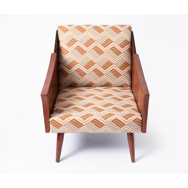 Brown Mid Century Modern Lounge Chair For Sale - Image 8 of 8