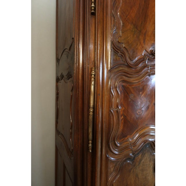 18th Century Walnut Wardrobe For Sale - Image 11 of 16