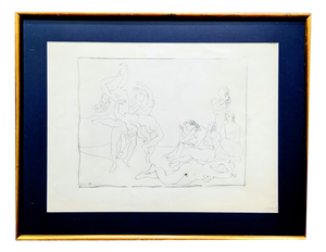 Pablo Picasso, Danses, Nudes, Lithograph, 1954