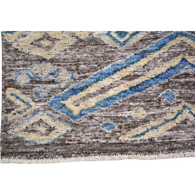 Moroccan Moroccan Sheba Hand Knotted Wool Rug, 8'9''x12' For Sale - Image 3 of 6