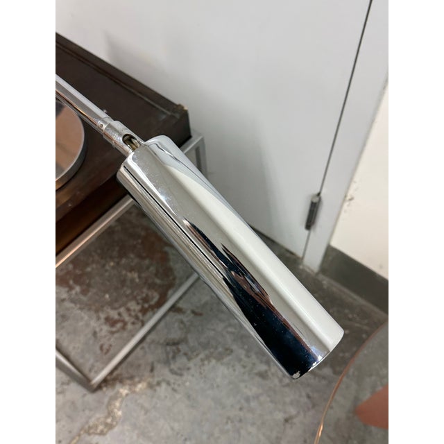 Vintage Koch & Lowy Articulating Swing Arm Chrome Desk Lamp For Sale - Image 11 of 12