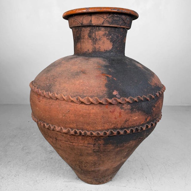 Ceramic Antique Terracotta Jar, 1890s For Sale - Image 7 of 17