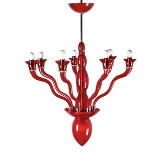 Gaia Chandelier by Ernesto Gismondi for VeArt, Italy, 1980 For Sale