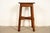 Stickley Brothers Antique Mission Oak Arts & Crafts Leather Top Tabouret Side Table, Circa 1910 For Sale - Image 9 of 10