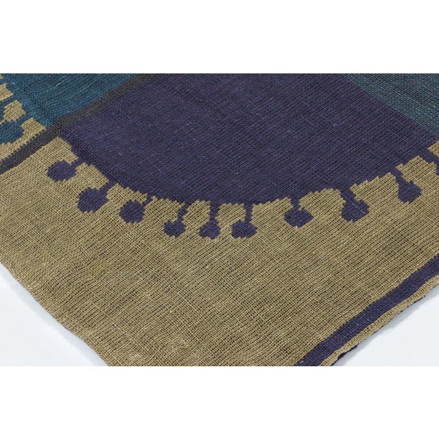 1950s Vintage Finnish Golden Tapestry “Kaksonen” by Maija Kolsi-Mäkelä - Rug & Kilim For Sale - Image 5 of 6