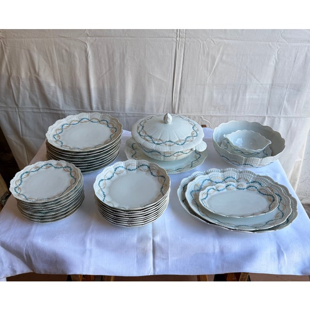Sauviat 1836 Dinner Service from Giraud Limoges, 1950s, Set of 33 For Sale - Image 16 of 16