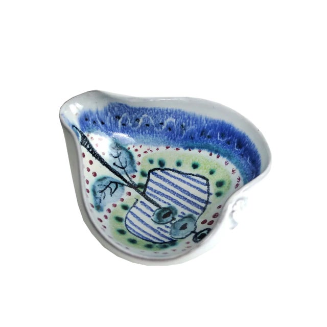 Ceramic Bowl by Jane Wahlstedt & Nils Larsson for Janikeramik, Sweden, 1950s or 1960s For Sale