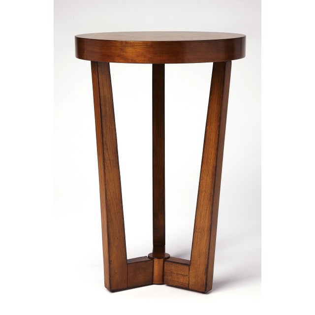 Aphra Accent Table, Medium Brown For Sale In Chicago - Image 6 of 6