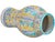 Turquoise Early 20th Century Handmade Orange & Turquoise Moroccan Ceramic Vase For Sale - Image 8 of 12