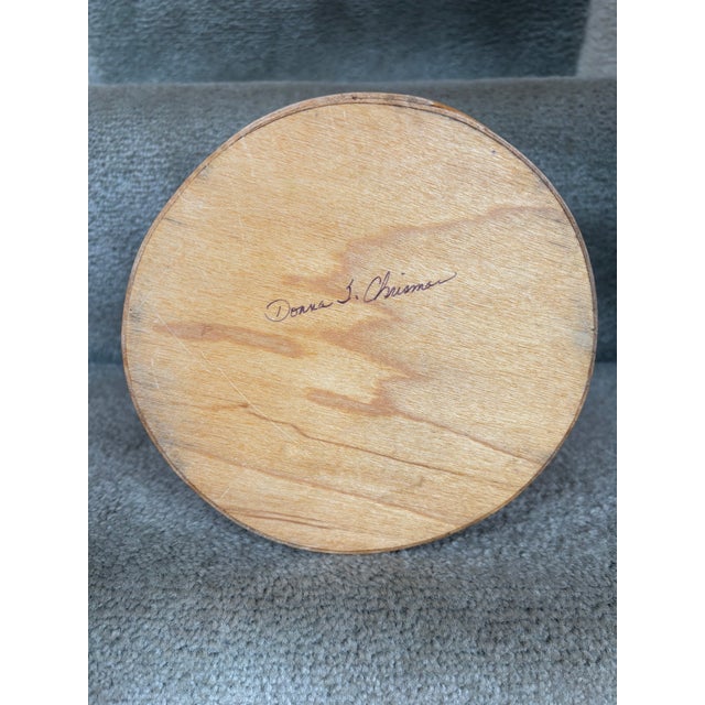 Gold Shaker Style Birds Eye Maple Ice Bucket, Bench-Made For Sale - Image 8 of 12