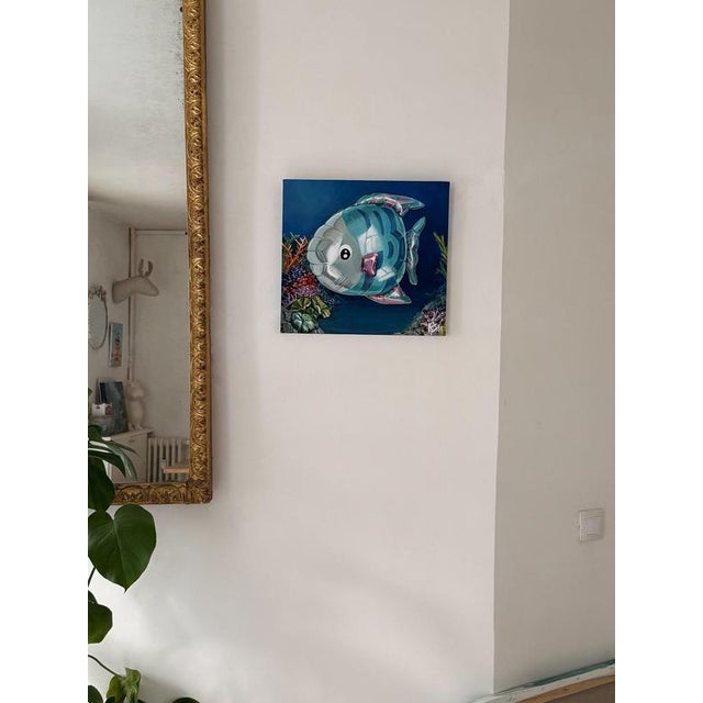 Sofía Cristina Jiménez, Tropical Fish in Coral Reef, Acrylic Painting, 2026 For Sale - Image 6 of 14