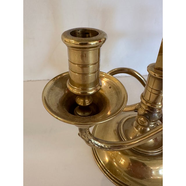 Frederick Cooper 1970s Frederick Cooper Handpainted & Brass Buillotte Table Lamp For Sale - Image 4 of 8