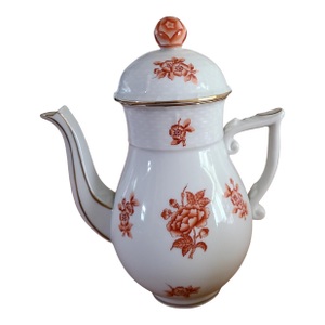 Herend Eton Rust Vintage 1950s - 6.5" Individual Serving Coffee Pot - Discontinued