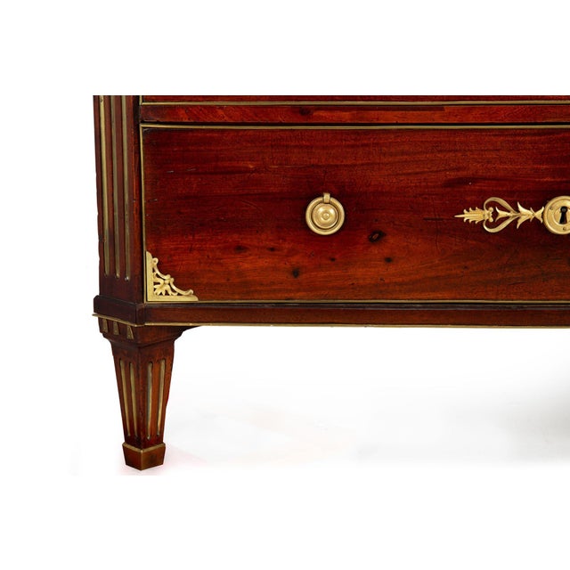 Fine Swedish Gustavian Mahogany Antique Chest of Drawers Commode Ca. 1780 For Sale - Image 11 of 18