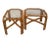 Twisted Rattan End Tables -a Pair For Sale