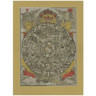 A Demon Holding the Bhavachakra, 1970s, Paper For Sale