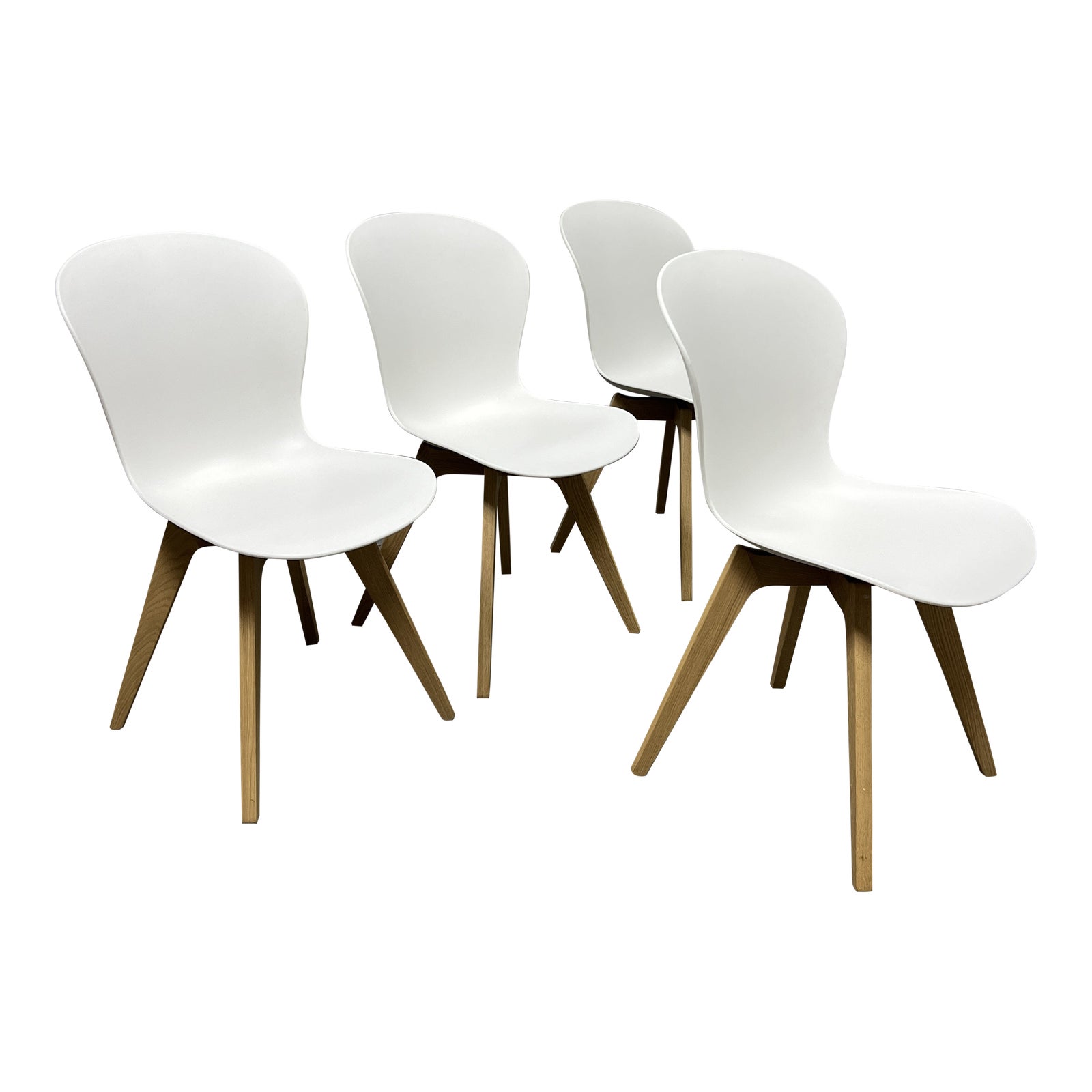 BoConcept Hauge White Dining Chairs, Set of Four Chairish