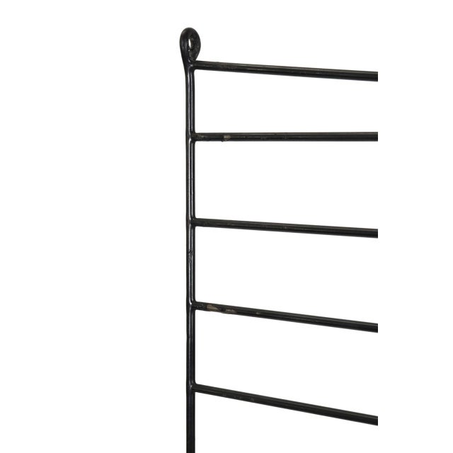 Black Vintage Teak String Shelf by Kajsa & Nisse Strinning, 1960s For Sale - Image 8 of 12