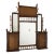 Late 19th Century Tortoise Bamboo Mirror & Shelf For Sale - Image 5 of 5