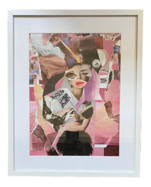 Original "Glamorous Wreck" Collage by Lee Ten Hoeve