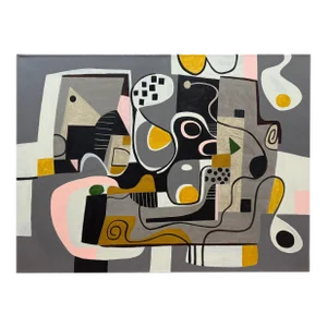 Gary Janis Gray Abstract 2024