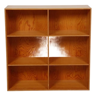 Vintage Bookcase in Pine by Mogens Koch, 1980s For Sale