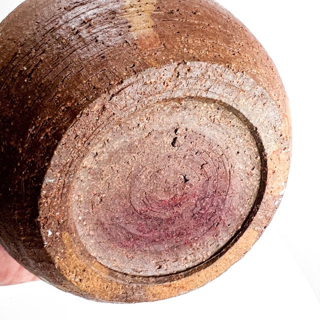 1970s Vintage Modern Glaze Art Pottery Bud Weed Vase For Sale In San Diego - Image 6 of 7