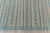 Folk Art Modern Warm Tan With Teal Striped Handmade Rug "Aquastria" by Doris Leslie Blau For Sale - Image 3 of 6