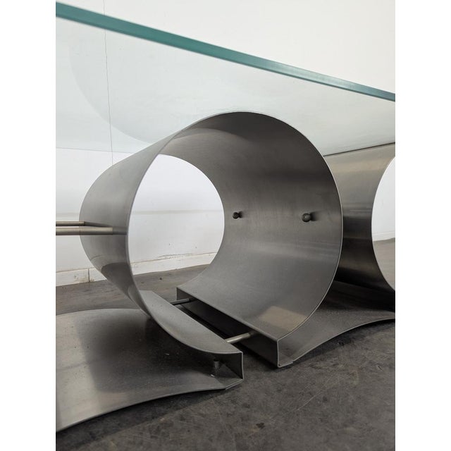 Rectangular Coffee Table by François Monnet for Kappa For Sale - Image 6 of 7