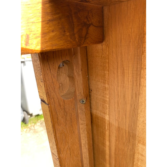 Beautiful and authentic solid oak farmhouse dining table. Dovetailed and screwed construction ensures robustness and...