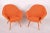 Wood Mid-Century Orange Beech Armchairs attributed to Miroslav Navratil, 1950s, Set of 2 For Sale - Image 7 of 7