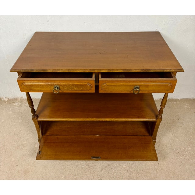 Spanish Sideboard with Shelves and Six Drawers, 1980s For Sale - Image 4 of 14