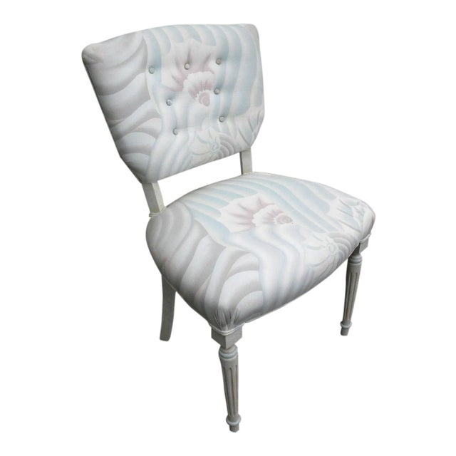 French Painted Living Room Side Chair For Sale